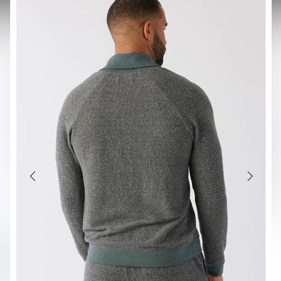 Sol Angeles BRUSHED BOUCLE SHAWL PULLOVER - STORM - Picture 4 of 13